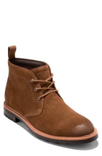 Cole Haan Chamberlin Grand Water Resistant Chukka Boot In Brown