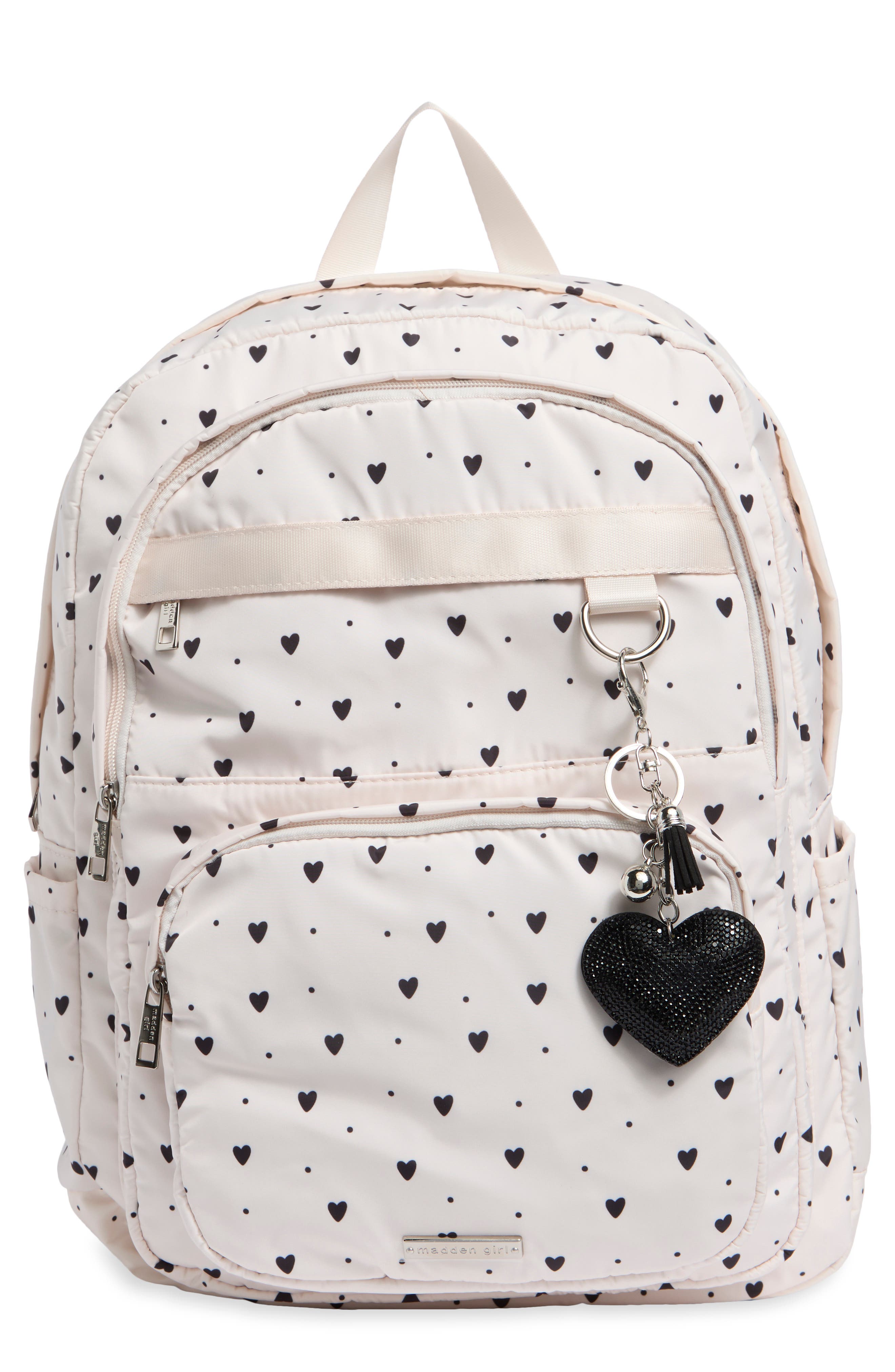 IVORY/BLACK HEART