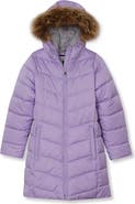 Lands' End Girls Fleece Lined Printed Parka