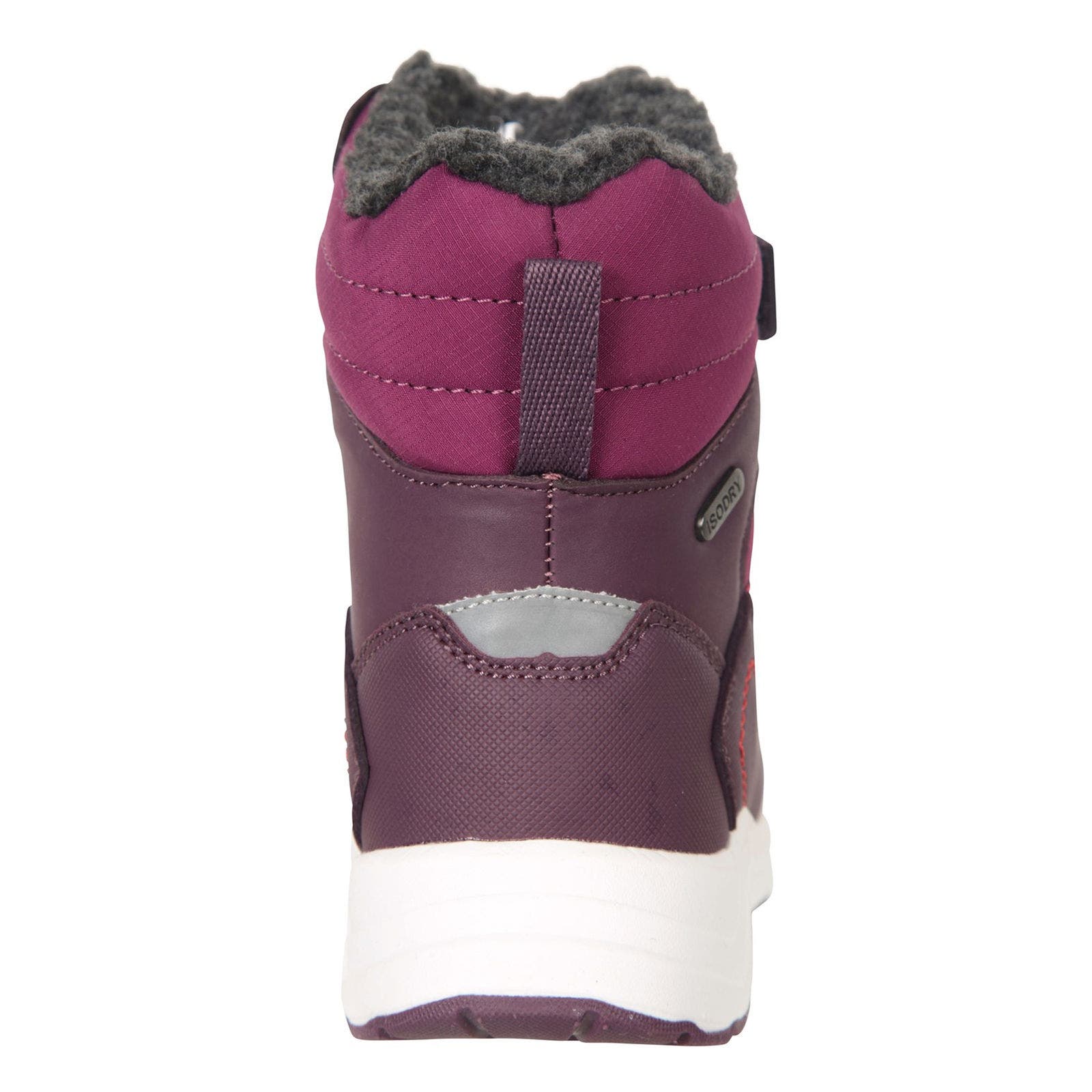 Childrens/Kids Denver Adaptive Waterproof Snow Boots, Alternate, color, Berry