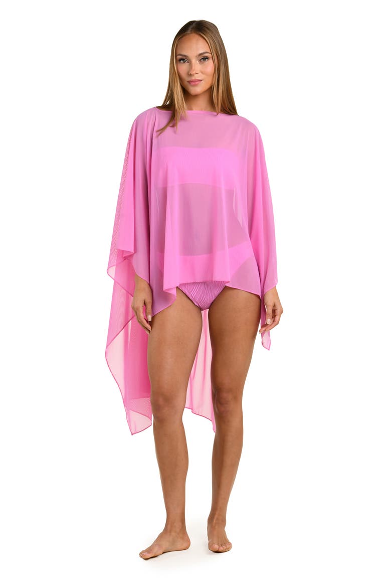 Maximal Mesh Cover-Up Top, Alternate, color, BLUSH