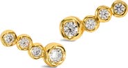 Alexis Bittar Asterales Cubic Zirconia Bar Earrings