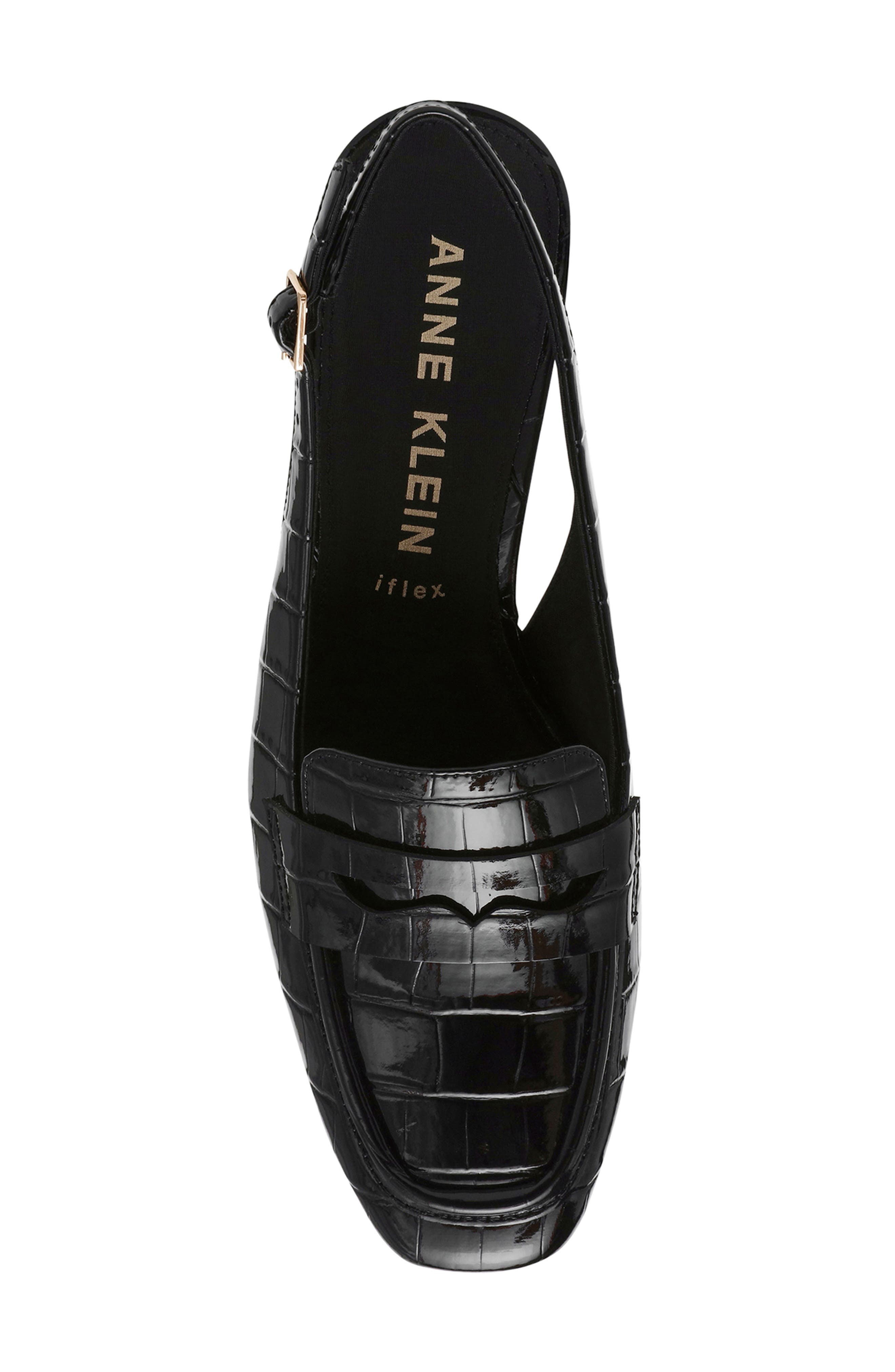 Anne Klein Mona Slingback Penny Loafer Pump, Alternate, color, 