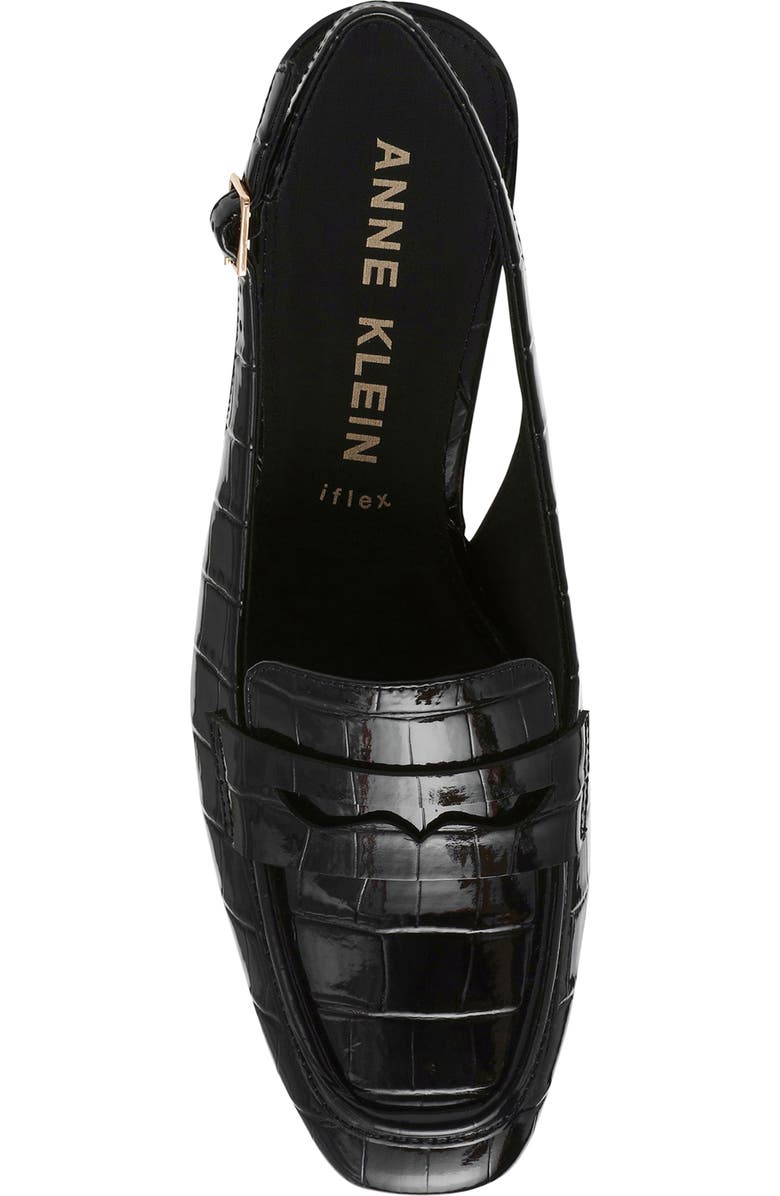 Anne Klein Mona Slingback Penny Loafer Pump, Alternate, color,