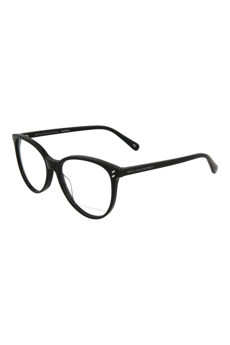 54mm Round Optical Frames, Alternate, color, BLACK BLACK TRANSPARENT/ TRN