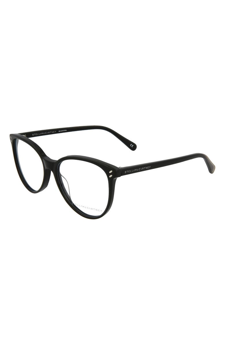 Stella McCartney 54mm Round Optical Frames, Alternate, color,