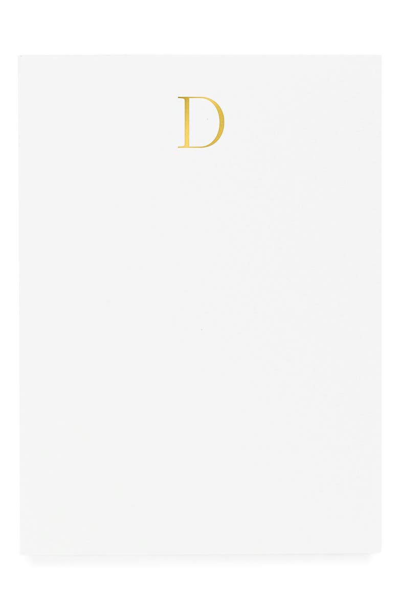 Sugar Paper Monogran Notepad, Main, color, D