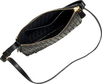 【Madewell】Woven Crossbody Bag Madewell Women's Puffy Woven Crossbody Bag, Warm Coffee, Tan