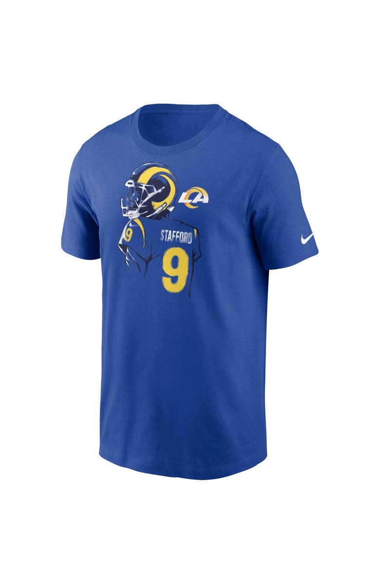 Nike Men's Nike Matthew Stafford Royal Los Angeles Rams Player Graphic T-Shirt, Alternate, color, Royal