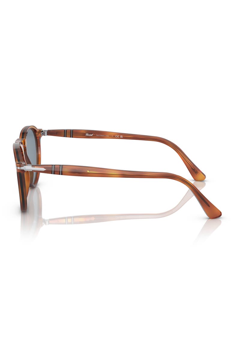 PO3286S 51mm Phantos Sunglasses, Alternate, color, TERRA DI SIENA / LIGHT BLUE