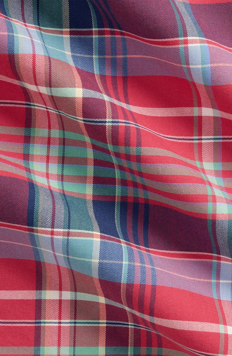 Polo Ralph Lauren Classic Fit Plaid Cotton Oxford Button-Up Shirt, Alternate, color, Red/ Green Multi