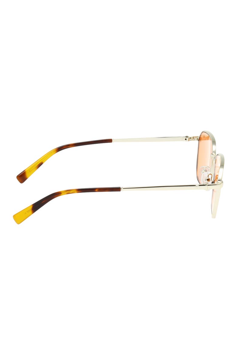 56mm Round Sunglasses, Alternate, color, GOLD / BORDEAUX