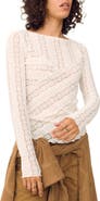 PER UNA BY M&S Lace Long Sleeve Top