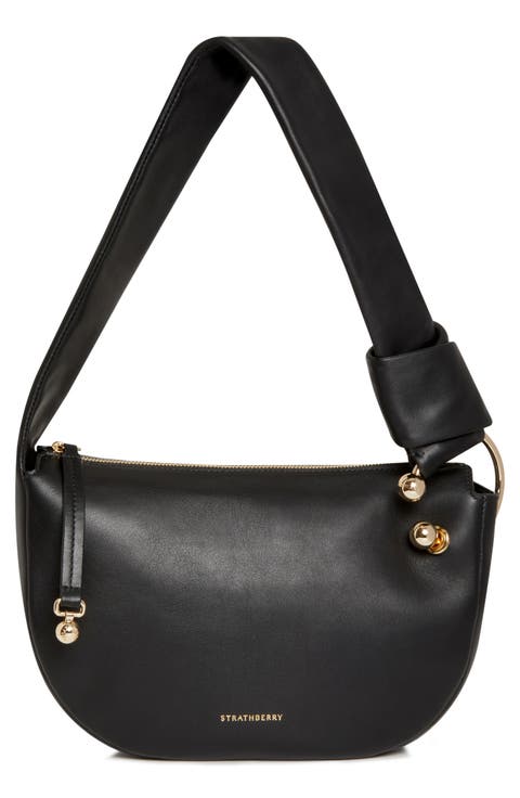 Mini Halo Leather Shoulder Bag