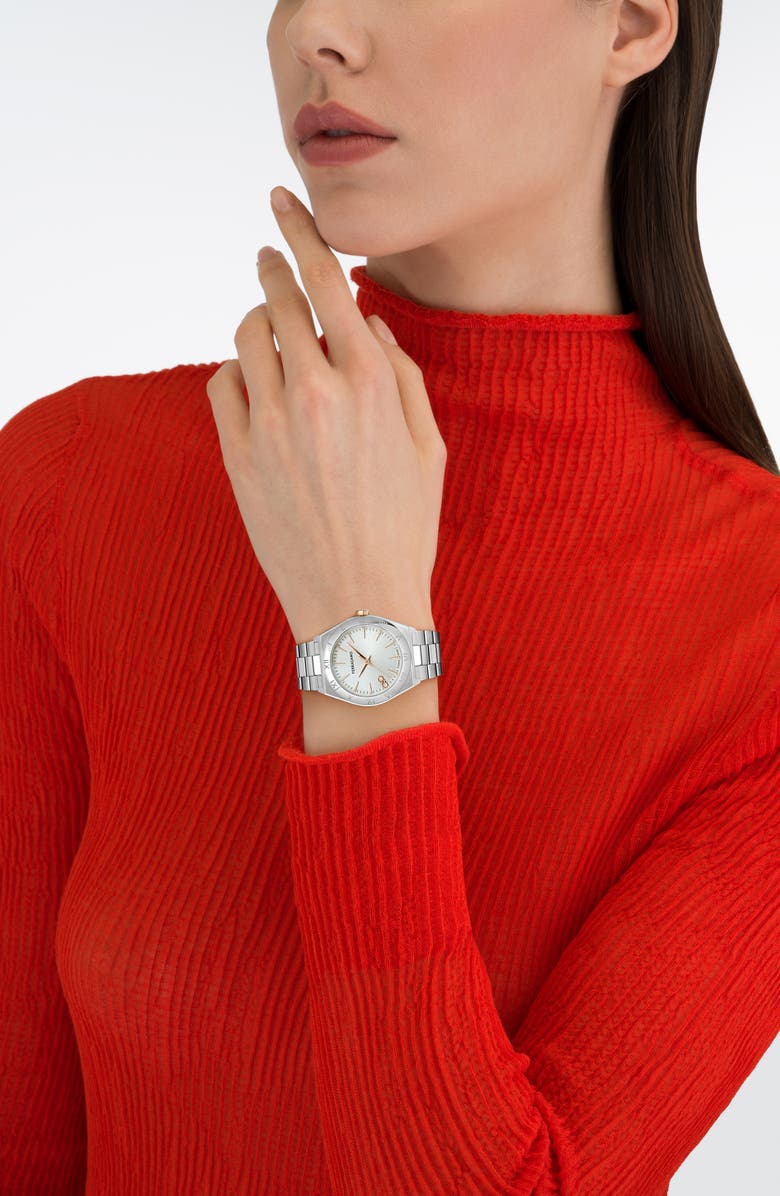 FERRAGAMO Vega Upper East Bracelet Watch, 35mm, Alternate, color,