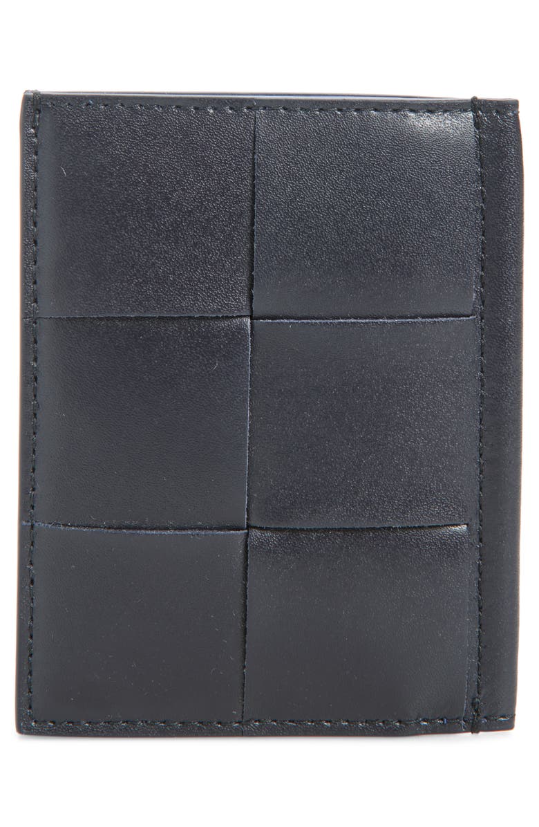 Bottega Veneta Cassette Intrecciato Leather Bifold Wallet, Alternate, color, Royal Blue/ Nocturnal