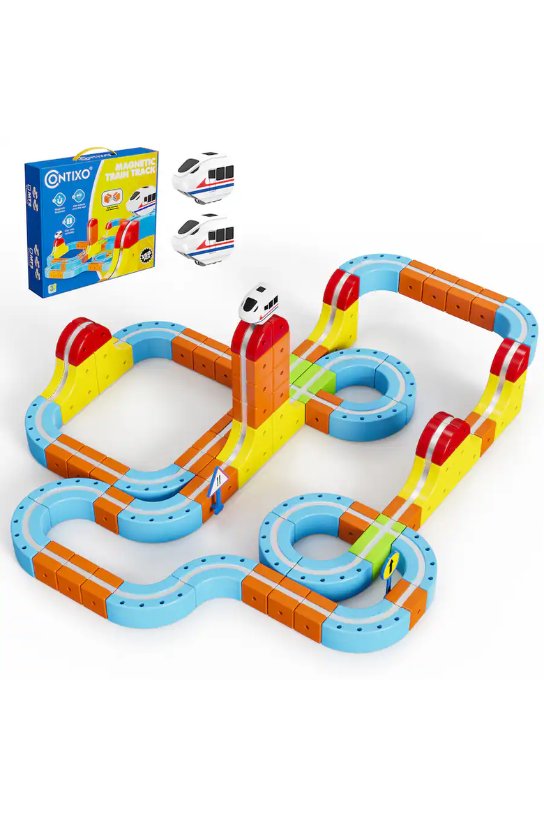 Magnetic Train Set, Main, color, MultiColor