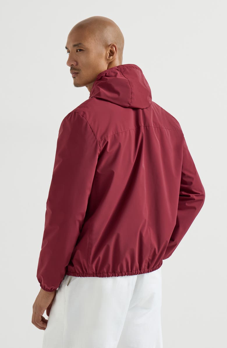 Brunello Cucinelli Nylon jacket, Alternate, color, Cherry