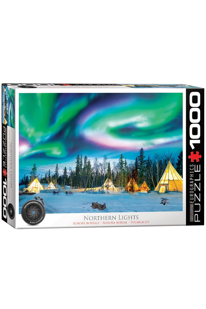 Northern Lights Yellowknife 1000 Piece Puzzle, Main, color, Multicolored