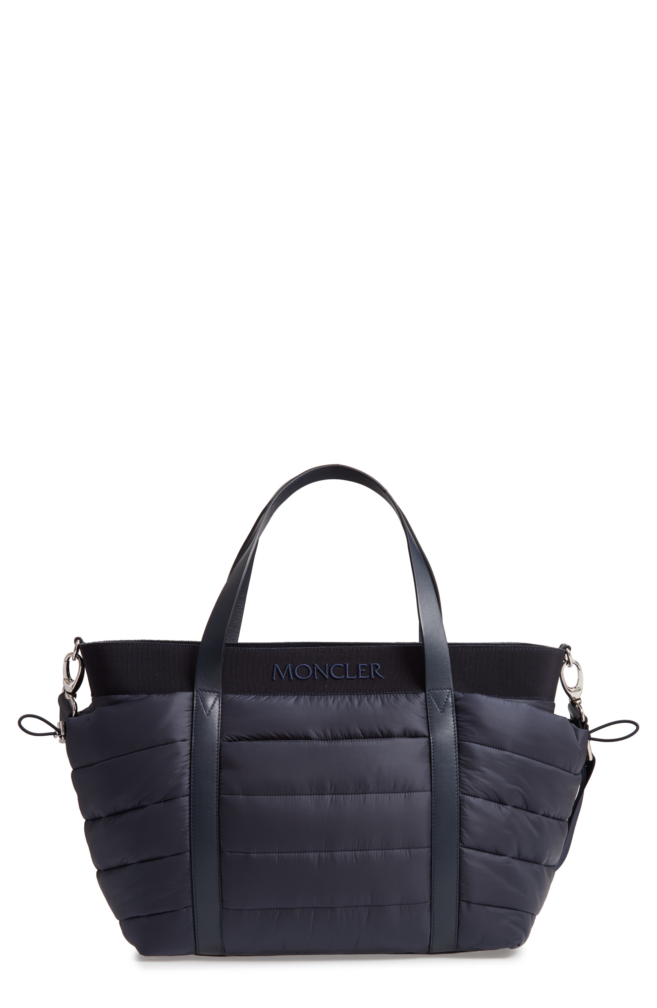 Moncler Nylon Diaper Bag, Main, color, 