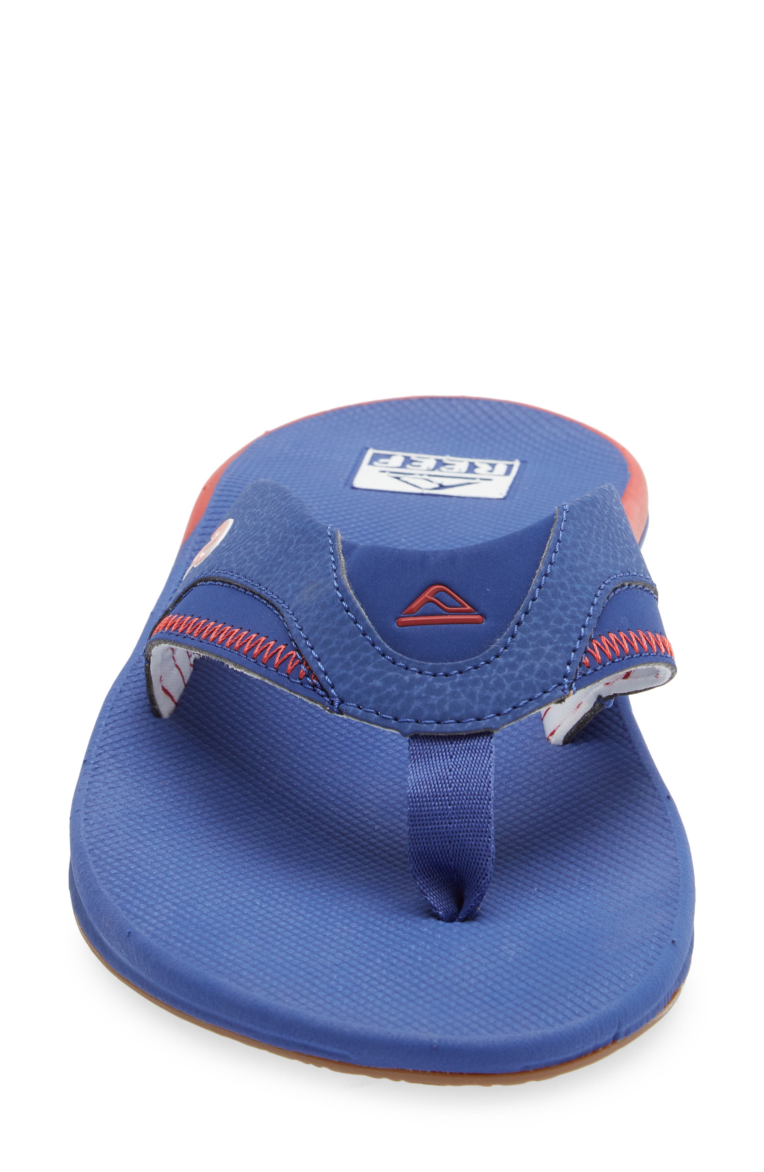 Reef Men's REEF Philadelphia Phillies Fanning Bottle Opener Sandals, Alternate, color, 