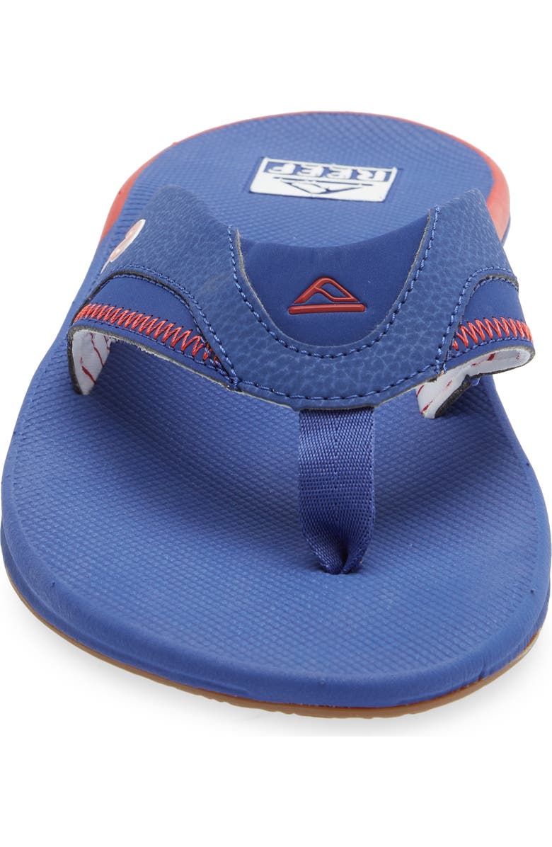 Reef Men's REEF Philadelphia Phillies Fanning Bottle Opener Sandals, Alternate, color,