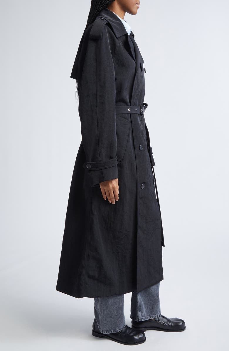 JW Anderson Trench Coat, Alternate, color, Black