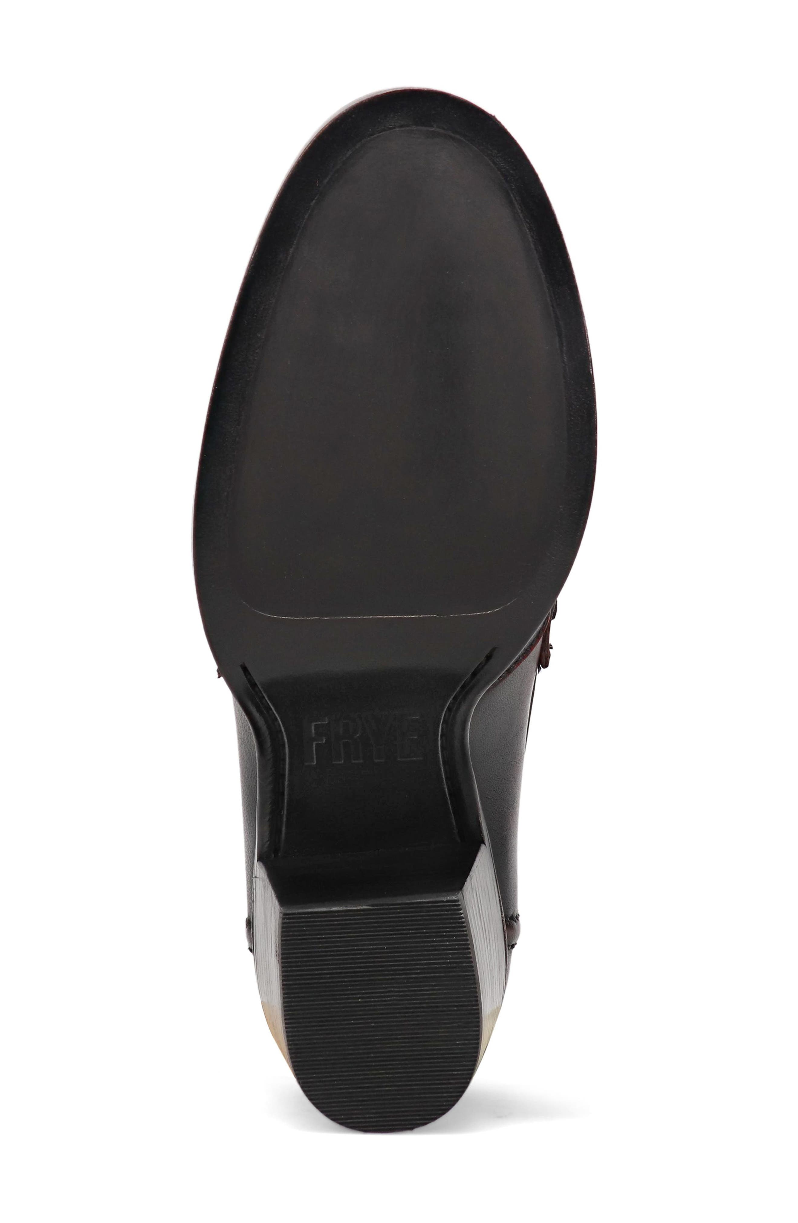 Frye Jean Stacked Heel Loafer, Alternate, color, 