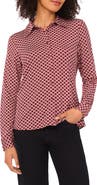Halogen® Print Button-Up Shirt