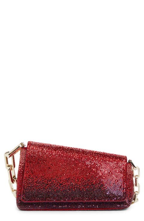 Small Degraclutch Crystal Embellished Shoulder Bag