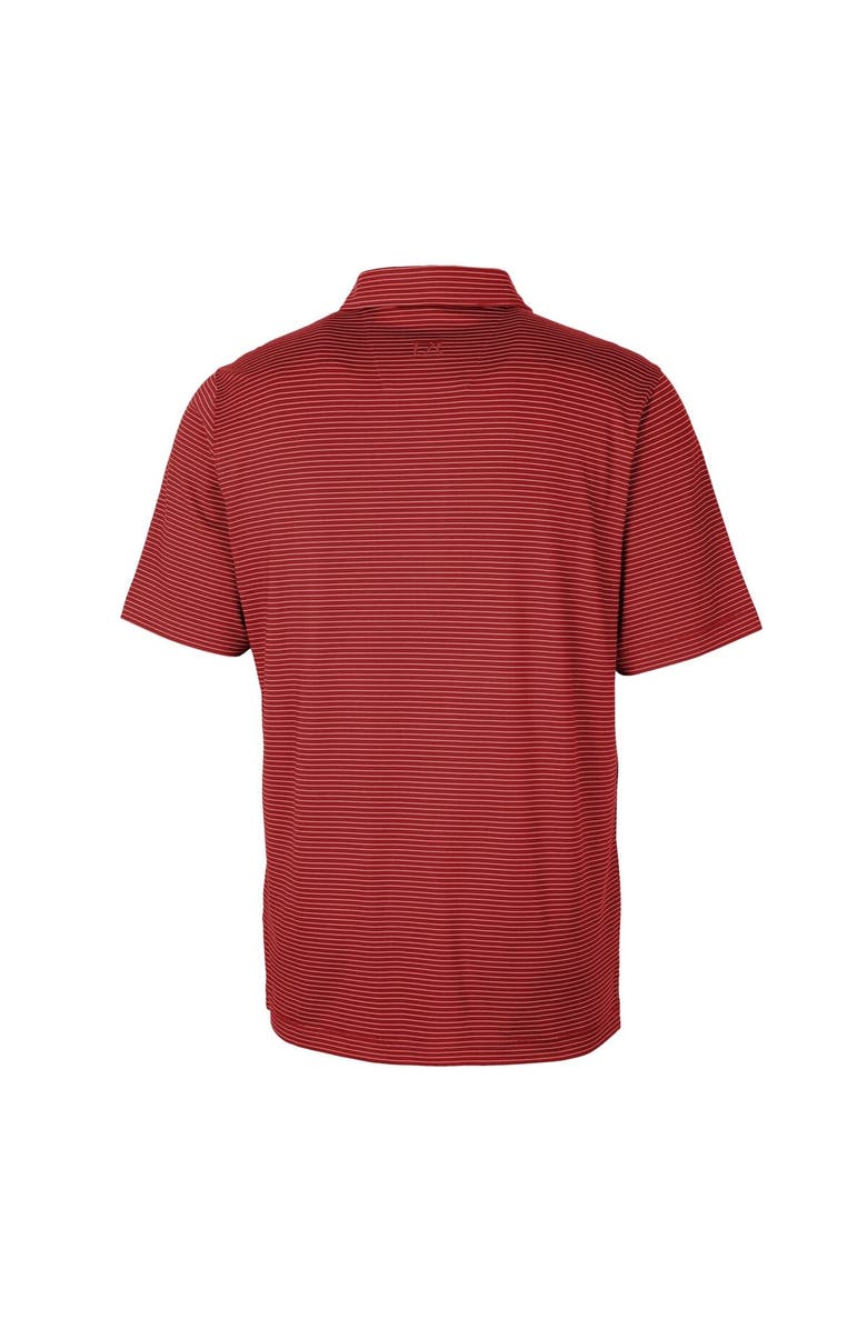 Cutter & Buck Men's Cutter & Buck  Red Birmingham Barons Big & Tall Forge Pencil Stripe Stretch Polo, Alternate, color, 