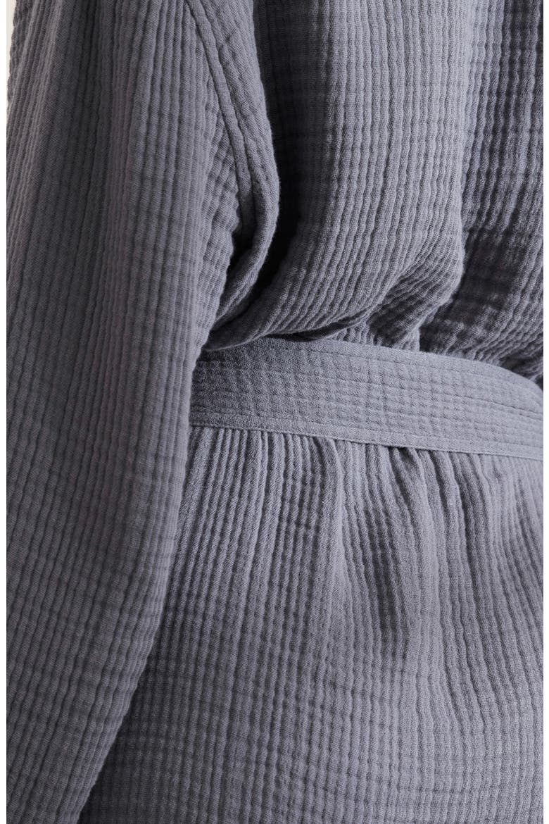 Dream Rib Organic Cotton Robe, Alternate, color, MINERAL