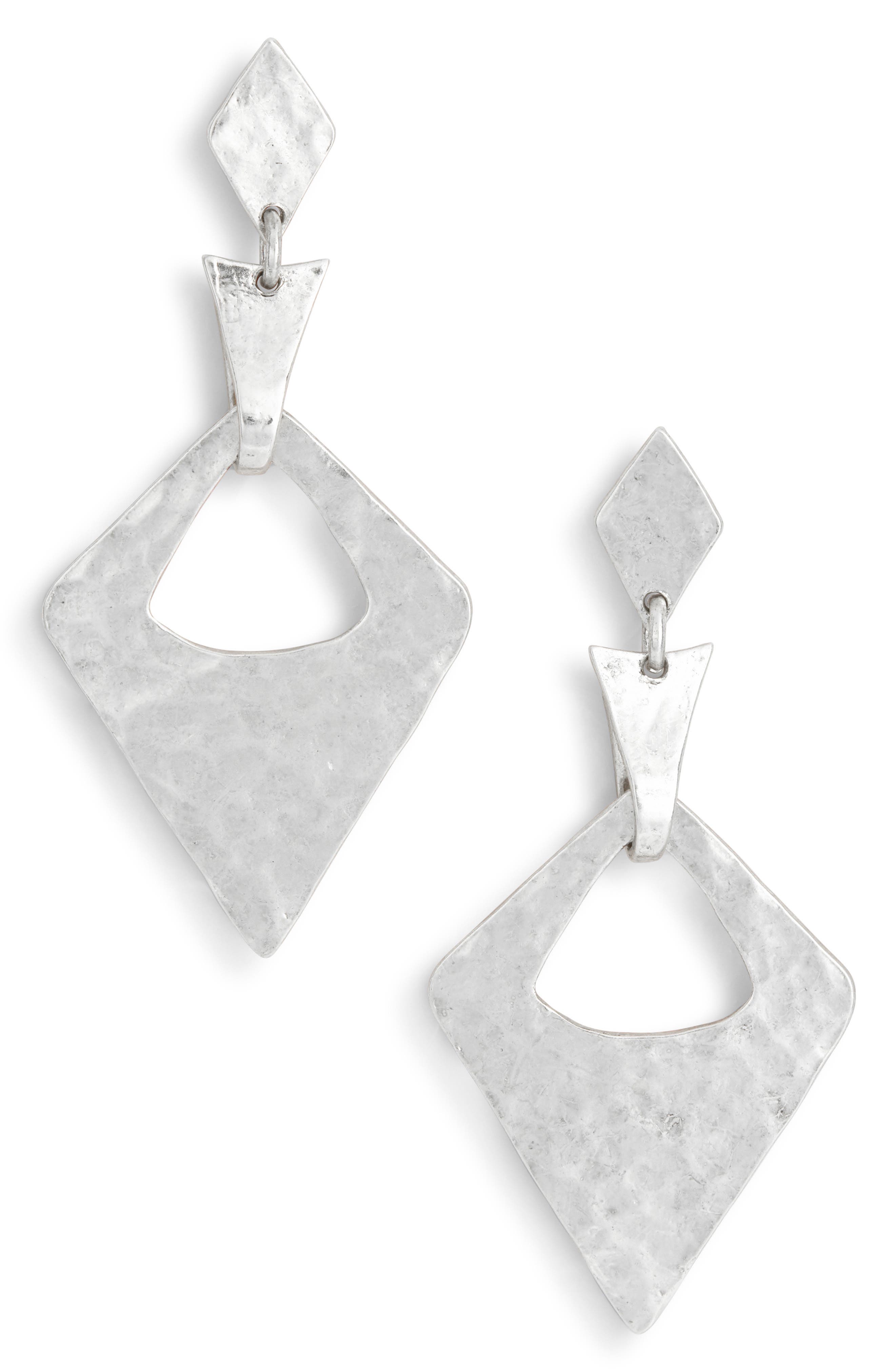 Karine Sultan Geometric Drop Earrings