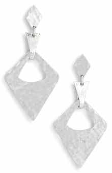 Karine Sultan Geometric Drop Earrings