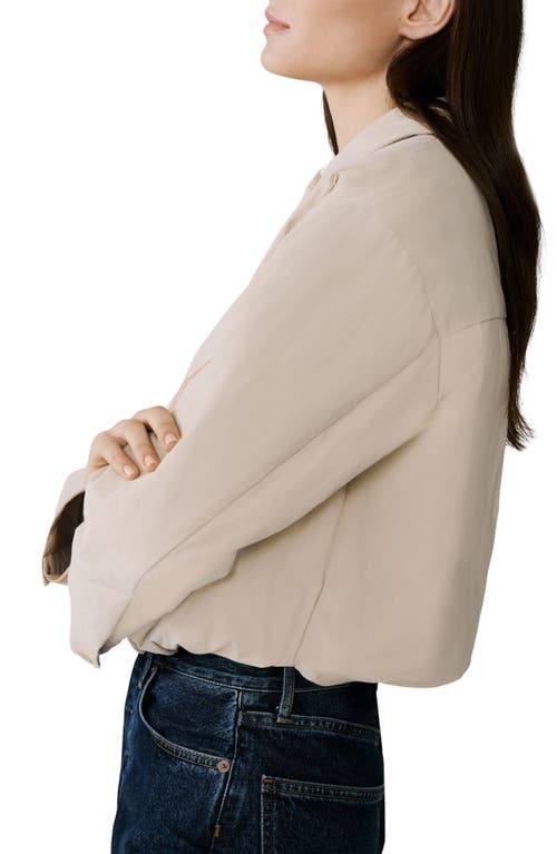 Soia & Kyo Laleh 700 Fill Power Down Coat In Neutral