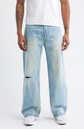 Elwood Ripped Baggy Straight Leg Jeans