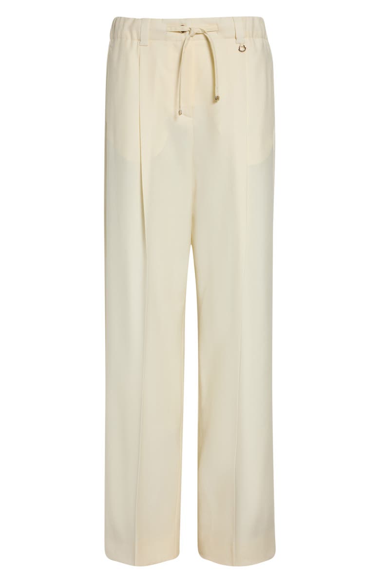 Moncler Virgin Wool Gabardine Pants, Main, color, White