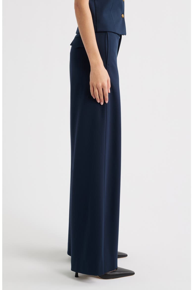 Sofie High Waist Wide Leg Ponte Knit Pants, Alternate, color, SAL