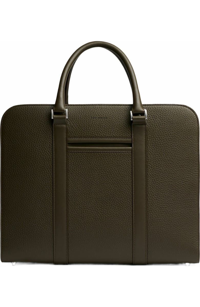 Carl Friedrik Palissy Double Briefcase, Main, color, Dark Olive