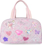 OMG Accessories Kids' Butterfly Quilt Medium Duffle Bag