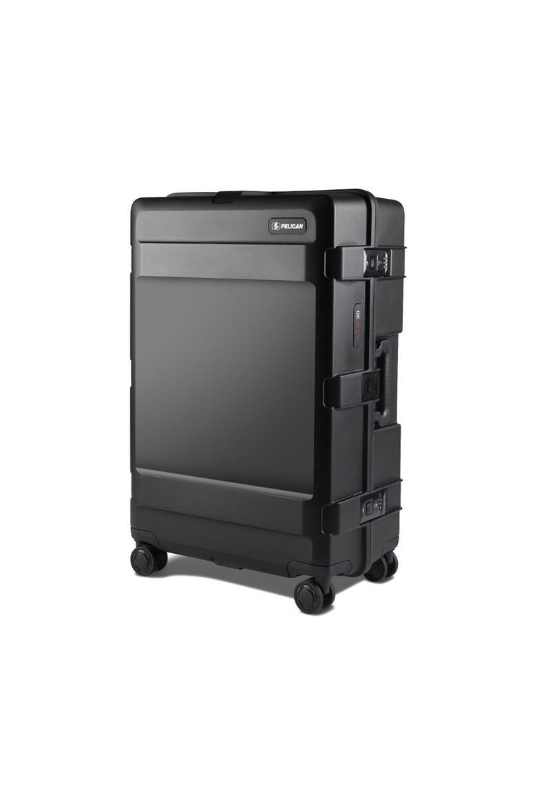 ATX Waterproof Hardshell Large Size Check-In Suitcase, Alternate, color, Black
