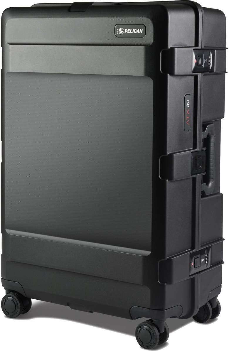 Pelican ATX Waterproof Hardshell Large Size Check-In Suitcase, Alternate, color, Black