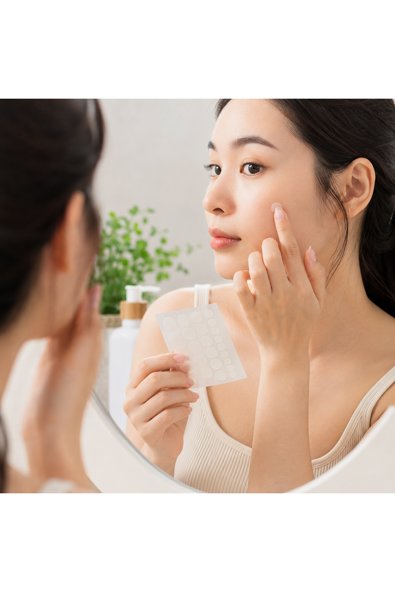 Multi-Size Hydrocolloid Pimple Patches, Alternate, color, No Color