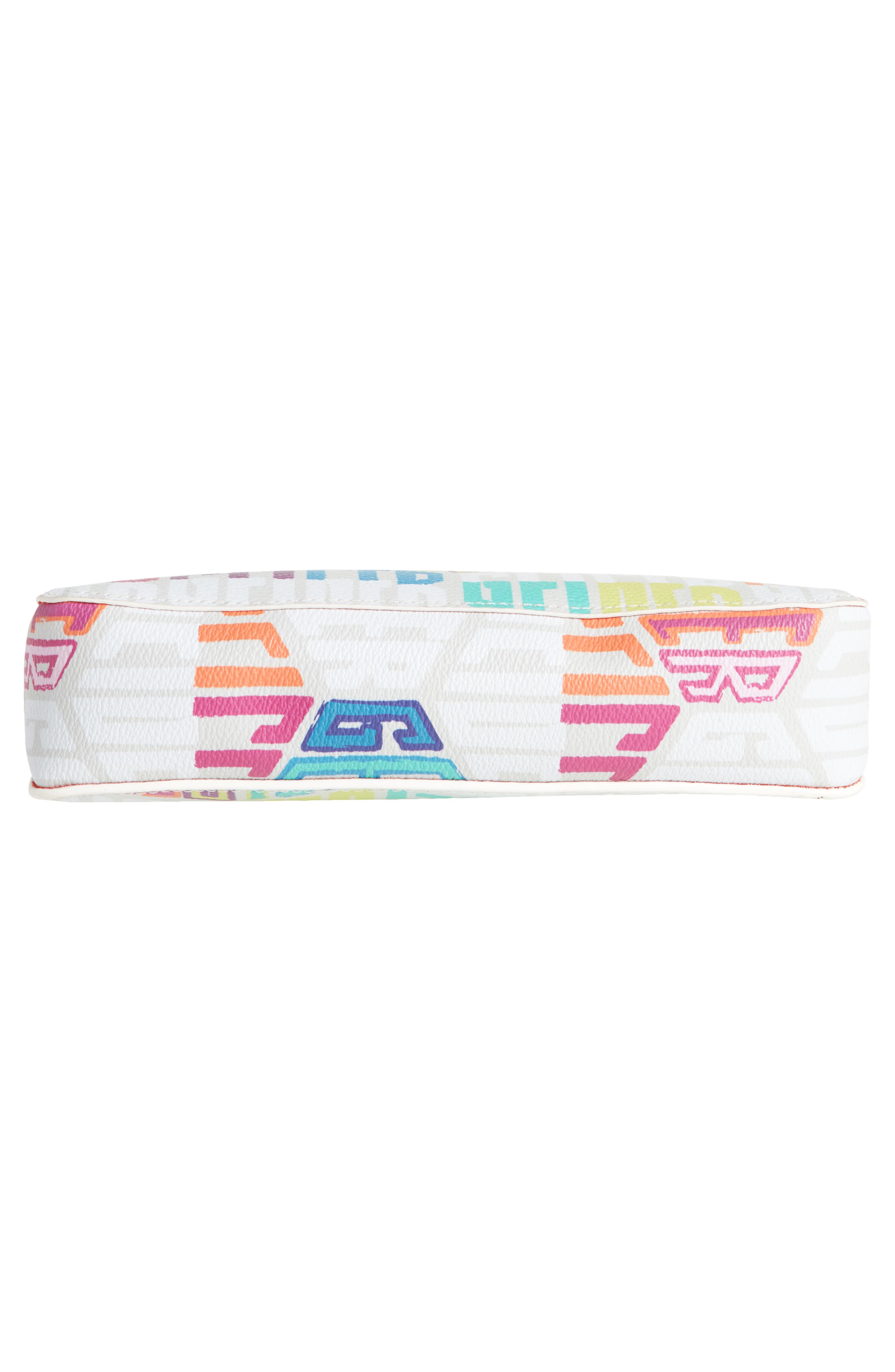 Richmond Faux Leather Baguette Bag, Alternate, color, OPEN WHITE