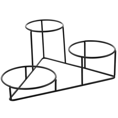 Gibson Elite 4 Piece Bowl Set With Metal Rack In White