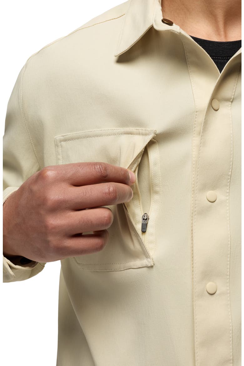 Stretch Zion Long Sleeve Button-Up Shirt, Alternate, color, BEACH PEBBLE