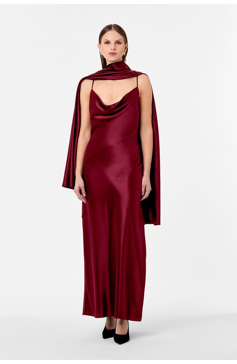 NICHOLAS Nelia Dress, Alternate, color, Plum