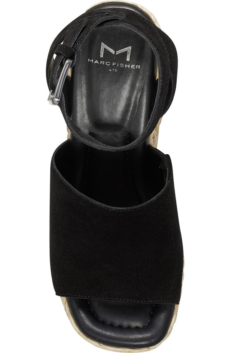 Marc Fisher LTD Nelly Ankle Strap Wedge Sandal, Alternate, color,