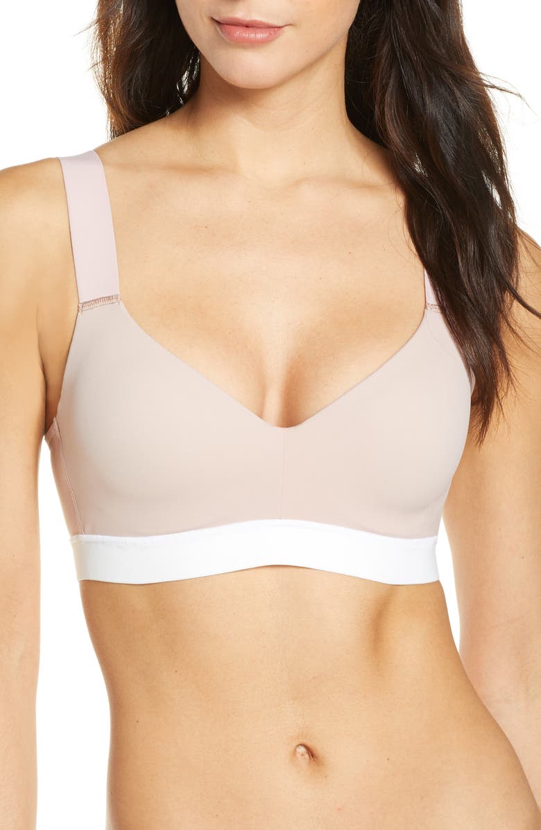 Natori Dynamic Contour Underwire Sports Bra, Main, color, Rose Beige/ Warm White
