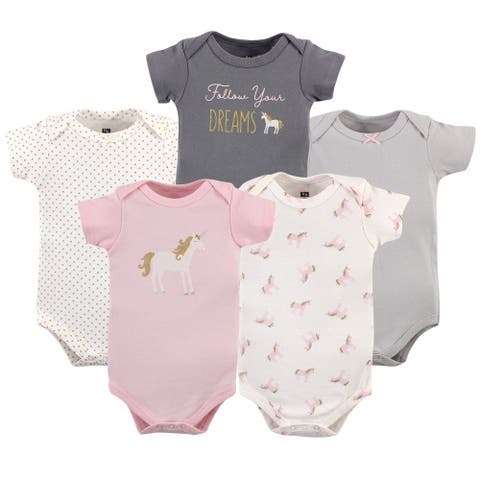 5Pk of Soft Cotton One-Pieces (Baby)